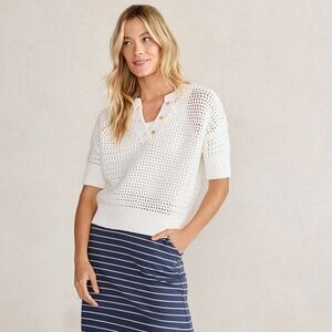 Haven Well Within Knot Stitch Henley Sweater Top